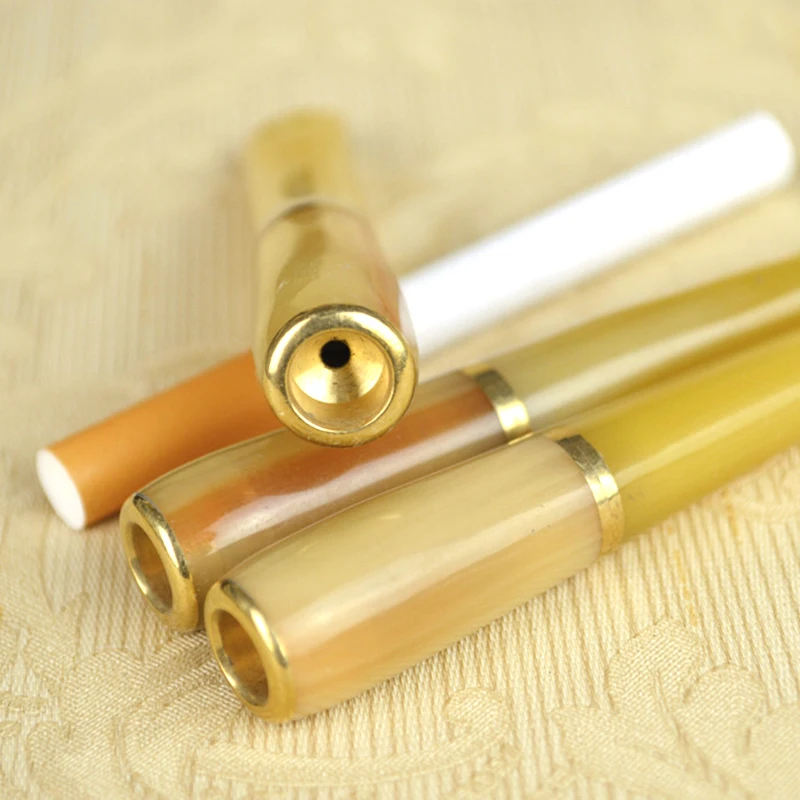 1pcs Durable Filter Smoke Pipes Cigarette Pipes Tobacco Pipe Standard Nostalgic Smoking Pipe