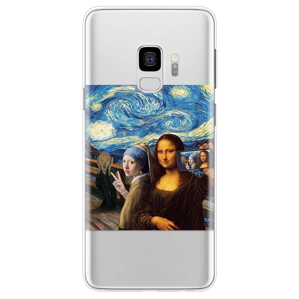Отличная арт эстетичный Мона Лиза David чехол для samsung Galaxy A70 A60 A50 A40 A51 A71 A90 A80 S11 S10 S9 S8 плюс S11e чехлы из ТПУ - Цвет: mnheying