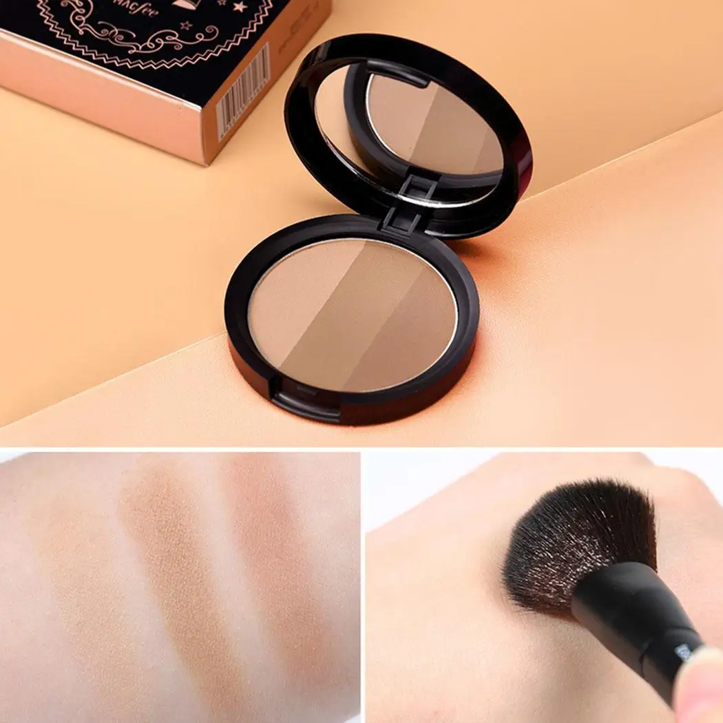 

Women Matte Natural Highlighter Powder Makeup Round Cosmetic Home, Salon, etc Beauty Face Matte, Fashion 5g