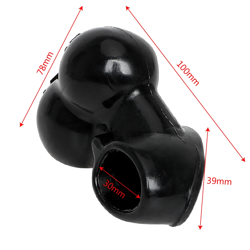 IKOKY Delay Ejaculation Penis Ring Scrotum Sleeve Ball Stretcher Cock Ring Black/White Sex Toys for Men Male Chastity Cage 8
