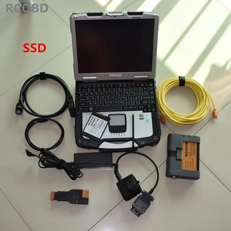 2018 FOR bmw diagnostic ICOM A2 WITH software ista expert mode ssd 480gb super with font