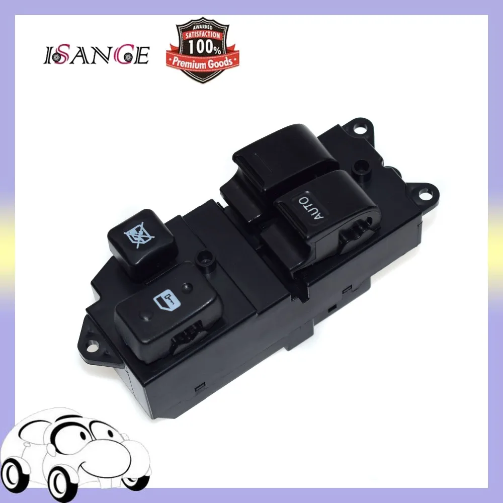 ISANCE Electric Power Window Master Switch Front Left 4 Buttons For
