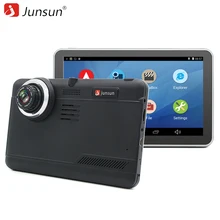 Junsun Car DVR GPS Navigation 7 inch Android Bluetooth wifi fhd 1080p Camera Recorder Vehicle GPS automobile navigator free maps