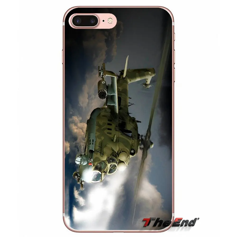 Mil Mi 24 задний вертолет военный чехол для Xiaomi Redmi 4 3 3S Pro Mi3 Mi4 Mi4i Mi4C Mi5 Mi5S Max Note 2 4|case for