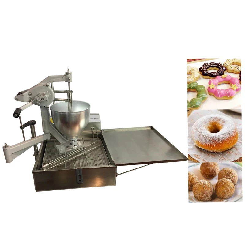3-Mold 7.5L Manual Doughnut Donut Ball Maker Machine 