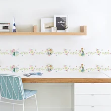 Beautiful Anna Elsa With Flowers Frozen Wall Stickers For Kids Room Baseboard Decoration Diy Cartoon Home Decals Anime Mural Art Beautiful Anna Elsa With Flowers Frozen Wall Stickers For Kids Room Baseboard Decoration Diy Cartoon Home Decals Anime Mural Art