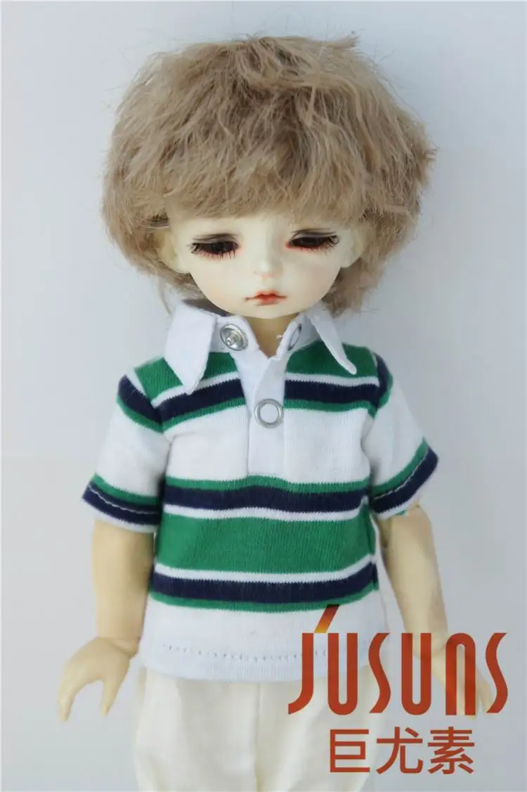 JD043 1/6 1/4 1/3 короткий курчавый BJD парики для YOSD MSD SD легкое кудрявое синтетическое волокно 6-7 дюймов 7-8 дюймов 8-9 дюймов аксессуары для кукол - Цвет: 6-7inch KK Ash Blond