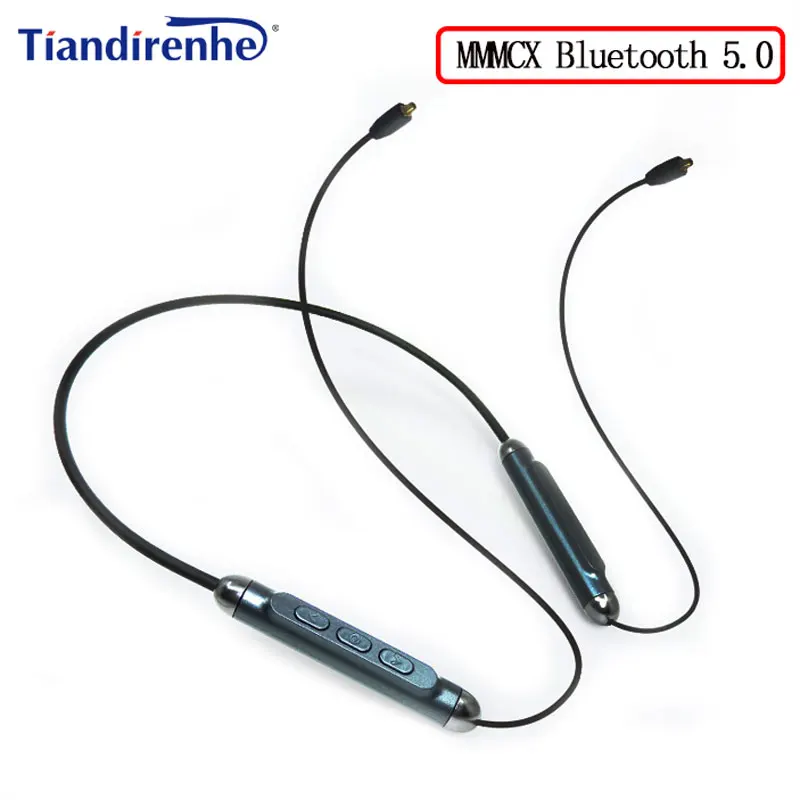 MMCX Apt-X Bluetooth v5.0 Кабель-адаптер для Shure SE215 SE535 SE846 UE900 Наушники Замена Aptx кабели для iPhone Android