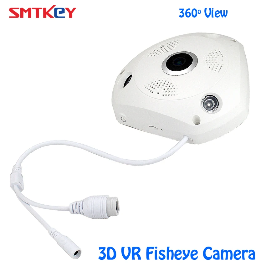 

1.3MP VR Fisheye IP Camera 960P 360 Degree Panoramic IP Camera multi view View mode suport micro sd card record