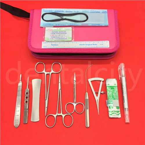 1 Набор офтальмологических микрохирургических инструментов из нержавеющей стали, профессиональные хирургические инструменты - Цвет: B