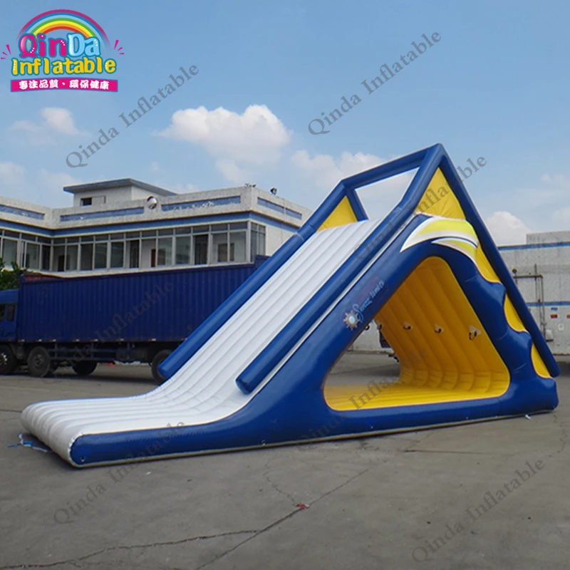 inflatable climbing wall and slide