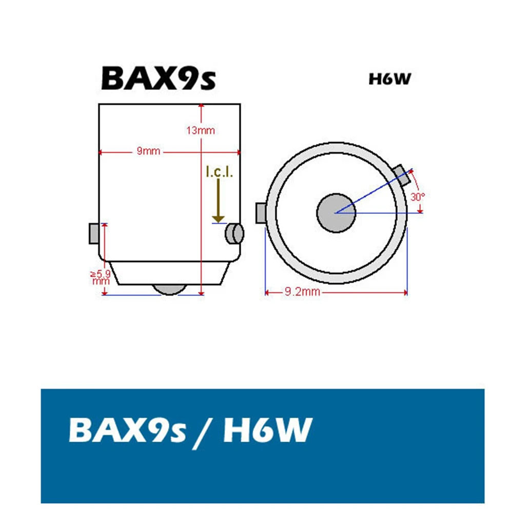 1 шт. Автомобильные светодиодные лампы H6W BAX9S 24 SMD 2835|h6w led bax9s|12v car lampcar door light |