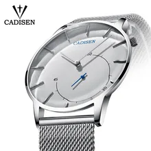 CADISEN Quartz Watch Men Brand Military WristWatches Men Full Steel Famous Business Men Watch Clock Waterproof Relogio Masculino CADISEN Quartz Watch Men Brand Military WristWatches Men Full Steel Famous Business Men Watch Clock Waterproof Relogio Masculino