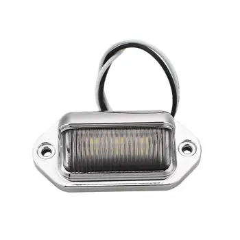 

6LED 10-30V License Number Plate Light Boat Trucks Trailer Interior Lamp