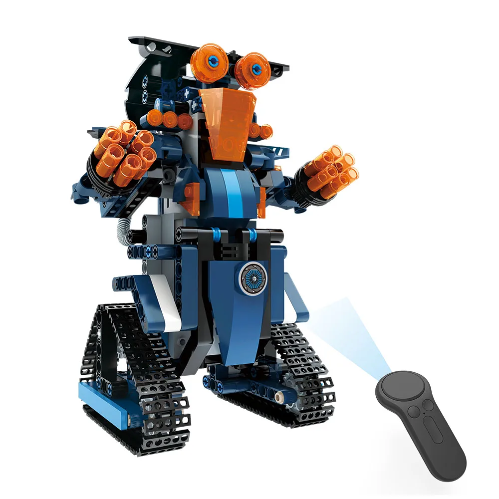 

Free Shipping RC Robot MoFun M2 DIY 2.4G 4CH Smart Remote Control Built Block BB13002 DIY Electric Toys Kids Boys Christmas Gift