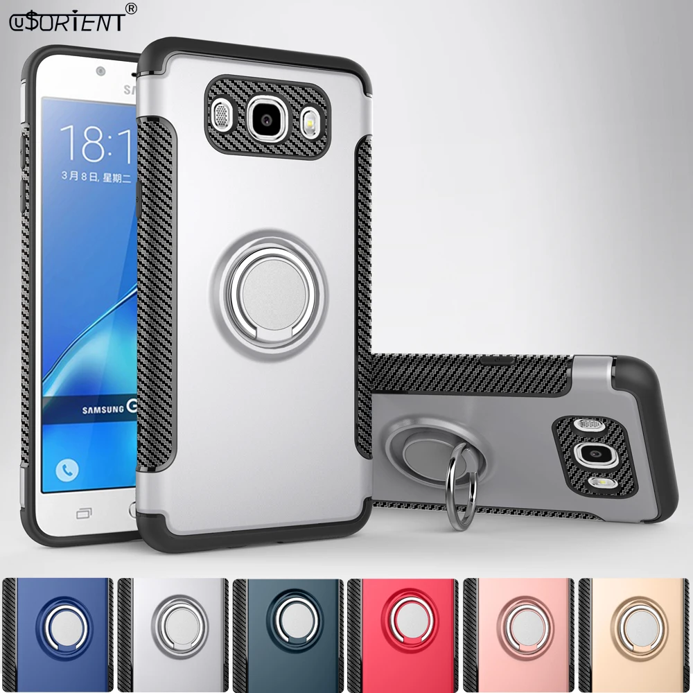 

Ring Case For Samsung Galaxy J7 2016 J76 Hybrid Armor Shockproof Phone Cover SM-J710F SM-J710FN/DS Stand Back Funda J710FN J710F