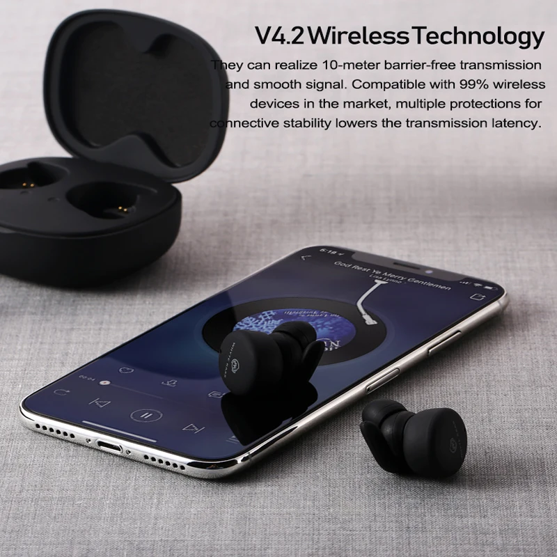 

WK TWS wireless earphones Stereo Mini Wireless Earbuds Headset Smart Touch Control Stereo Wireless Earbuds For redmi airdots