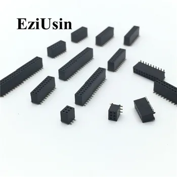 

SMT 2.54mm Double Row Female Breakaway PCB Board Pin Header socket Connector Pinheader 2 * 2/3/4/6/10/12/16/20/40Pin For Arduino