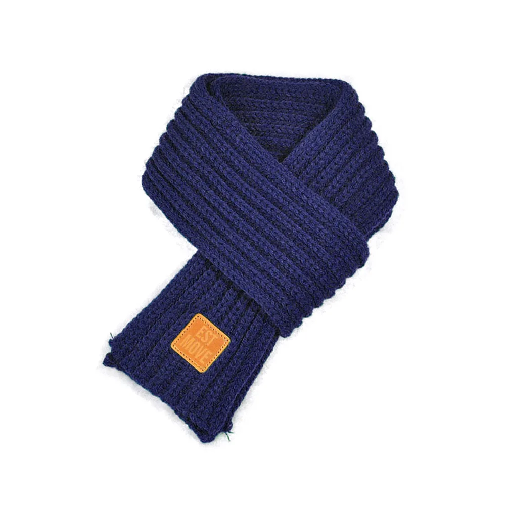 Модный детский вязаный шарф Однотонный теплый зимний для девочек FS99|girls neck scarf|knit