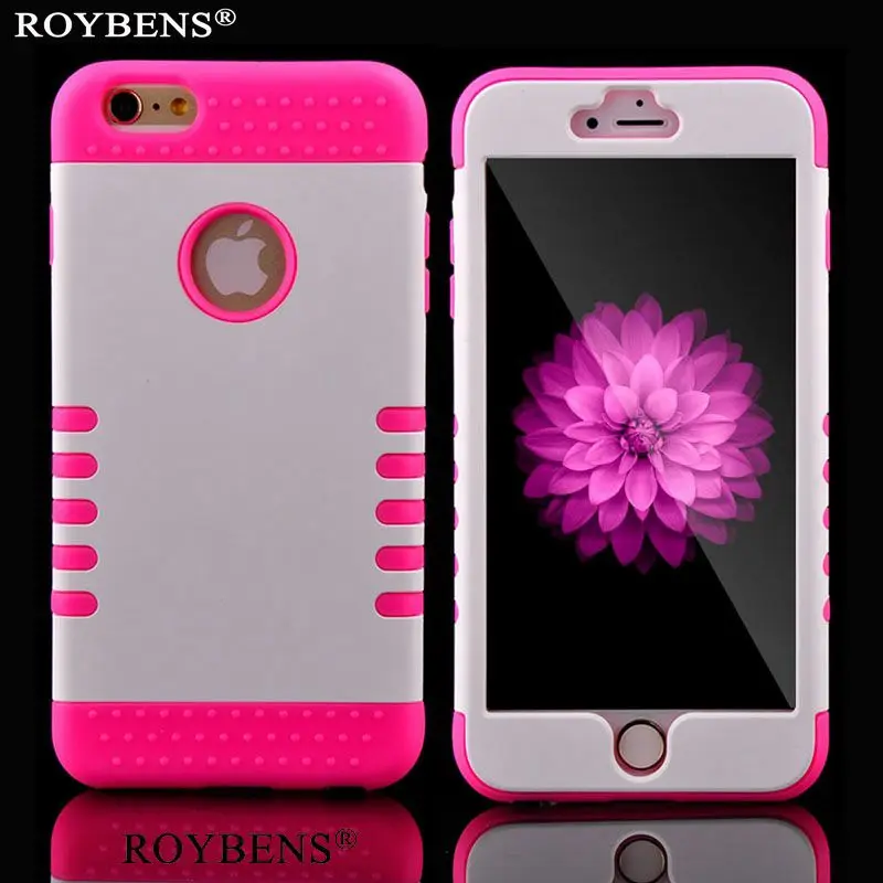 Roybens PC + Силиконовые ультра мягкой резины красочные спереди задняя крышка тонкий