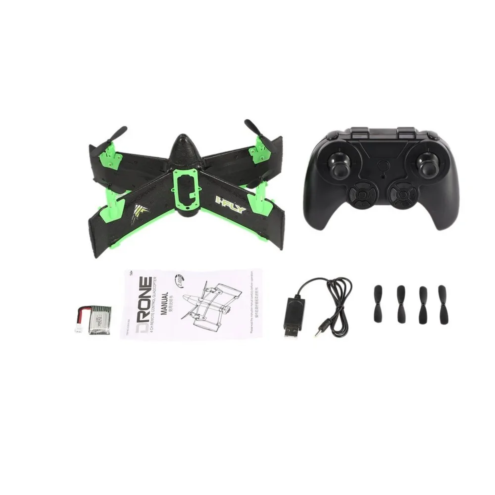 

X99A RC Drone 2.4G 4CH Wing Rocket Quadcopter with Altitude Hold One Key Take off/Land Mini Airplane Gift Toy RTF