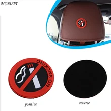 

5pcs Car-styling Sticker Warning NO SMOKING Logo Stickers PVC Automotive Interior Stickers Interior Accessories
