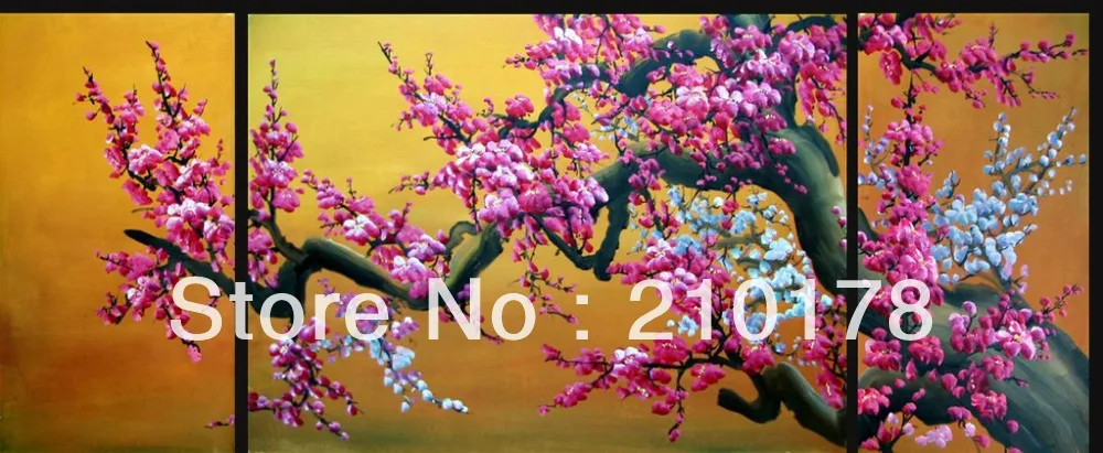 

handmade oil painting on canvas modern 100% Best Art Flower oil painting original directly from artis FL3-017