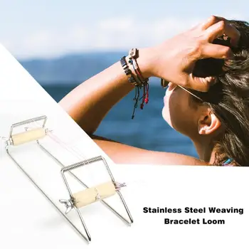 

DIY Metal Weaving Knitting Beading Loom for Jewelry Bracelet Kit Bracelets Jewelry Make Machine Handmade Knitting Tools