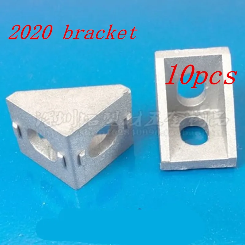 10 шт./20pcs 2020 2017 Угловой Монтаж угол Алюминий 17 мм x 20 L Тип угловой кронштейн для
