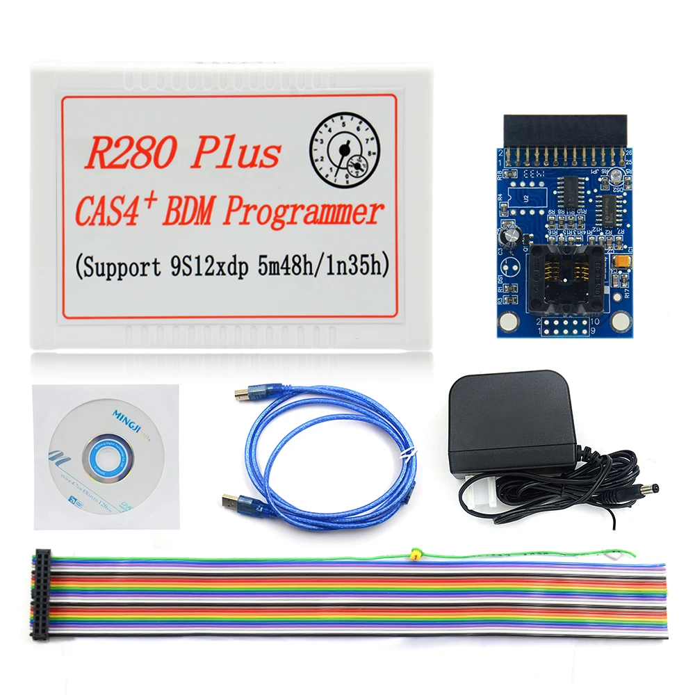 Ezs CAS4 BDM R280 плюс поддержка CAS, CAS4, EWS4, EZS MC9S12XEP100 чип(5M48H/1N35H) CAS4 мкд