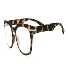 MONGOTEN унисекс ретро ацетат полного обода асферическая линза оптические очки леопард черный Анти-усталость дальнозоркость для чтения очки