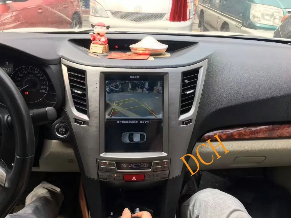 10,4 дюймов Tesla стиль Android 8,1 автомобильный DVD gps навигация для Subaru Legacy Outback 2010- PX6 CARPLAY стерео радио ips 4G ram