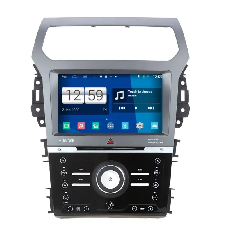 8inch HD Android 4 4 4 Car DVD Player GPS Navigation Stereo For Ford Explorer 2013