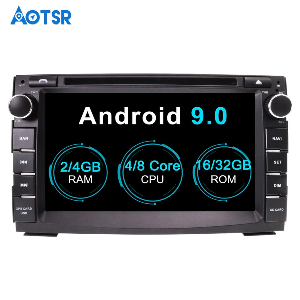 Clearance Aotsr Android 9.0 GPS navigation Car DVD Player For KIA Venga Ceed 2009-2017 multimedia 2 din radio recorder 4GB+32GB 2GB+16GB 0