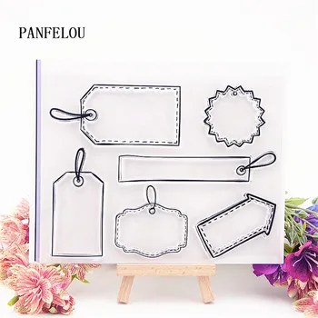 

PANFELOU Simple notes Transparent Silicone Rubber Clear Stamps cartoon for Scrapbooking/DIY Christmas wedding album