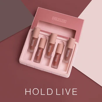 

Hold live brand Liquid Lipstick Matte Non-stick Cup No Fade Waterproof and easy to color Lip makeup Suit