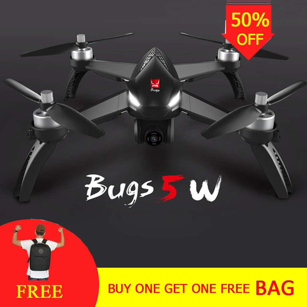

NEW toy B5W BUGS5W dron drones with camera HD mini rc helicopter toys quadcopter GPS FPY selfie brushless foldable follow me