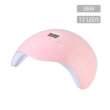 JuneJour Прямая mini5S 36 Вт розовый для ногтевой фототерапии машина лак для ногтей сушилка ручная скорость ногтей лампа