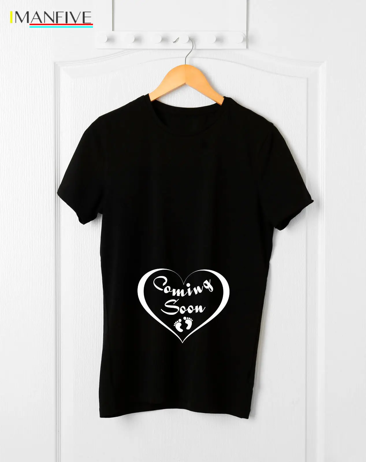 

Coming Soon Baby Feet T-shirt,Pregnant AF Shirt,Pregnancy Announcement T shirt New T Shirts Funny Tops Tee New Unisex Funny Tops