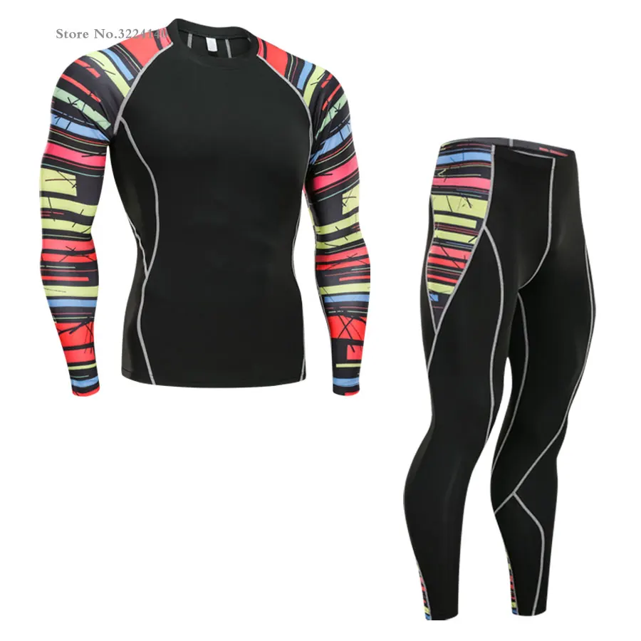 Мужская футболка для фитнеса с длинным рукавом Rashguard мужские облегающие