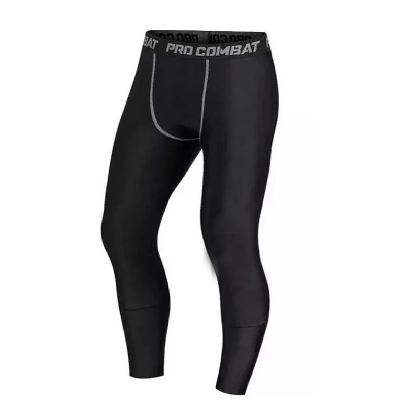 Men Compression Pants Gym font b Fitness b font Sports Running Leggings Tights Quick drying Fit