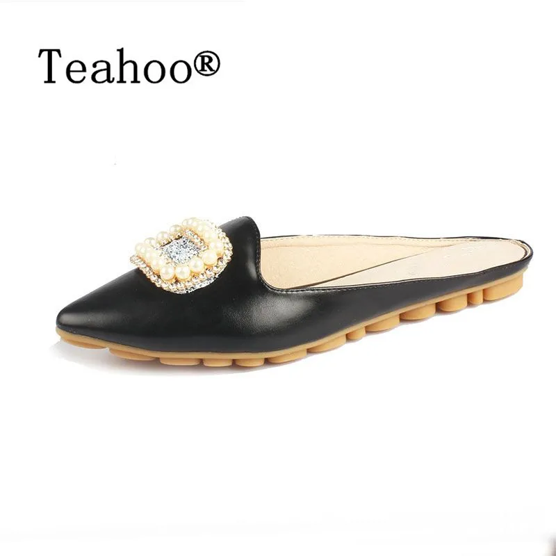 

New Fashion 2017 Open Toe Women Summer Sandals Crystal Slides Shoes Rhinestone Slippers Woman Slides Ballet Sandals Big Yards 12