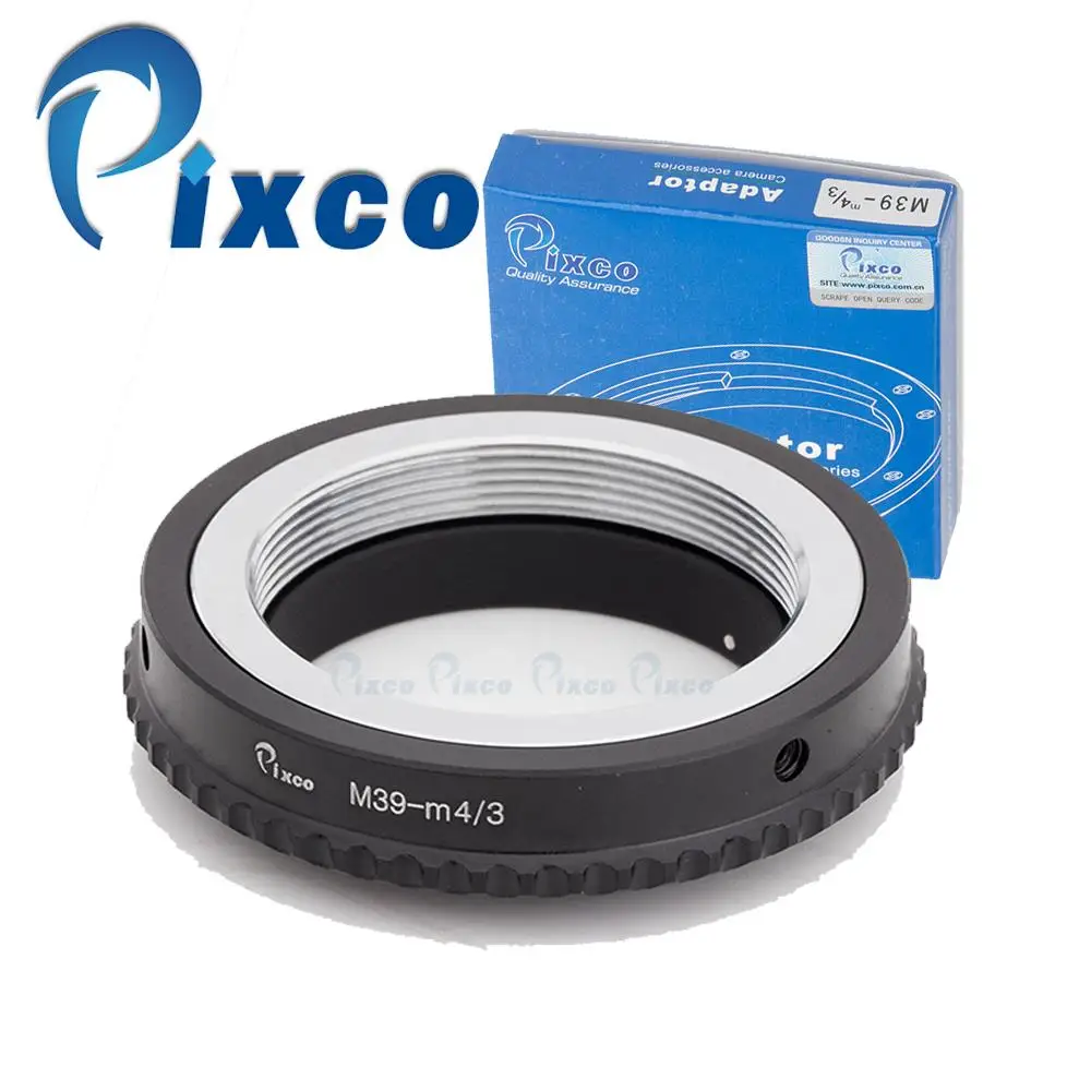 Pixco Lens Adapter Ring Suit For M39 Screw Mount to Micro4/3 M43 For EPM2 EPL3 EPL5 GX1 GF6 G3 G2 G5 Pen E-PL6 E-P5 E-PL5