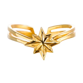 

Captain Ring Avenger 4 Octagon S925 Sliver Ring Sterling Sliver Rings For Women Men