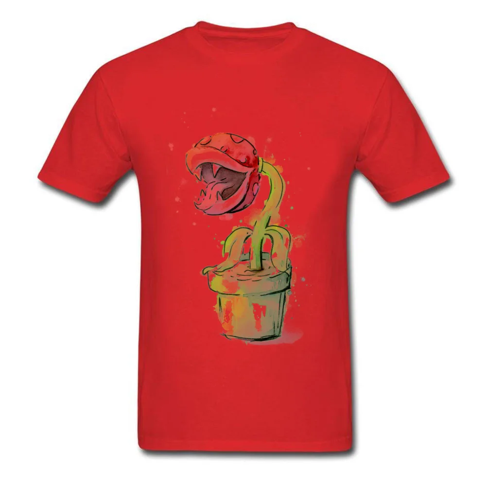 Piranha Plant Watercolor_red