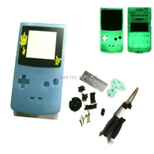 Горячая полный набор световой синий Корпус основа Люминесцентная чехол для игровой цвет Замена чехол мультфильм игра Pattern объектива