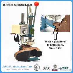 SONESUN обувь тепло Пресс машины, альбом принтер для кожи, Сумки бронзовая пресс-машина, бумажник тиснение штамповочный пресс