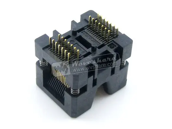 OTS-28-0.635-02 SSOP28 TSSOP28 Enplas IC Test Burn-in Socket Programming Adapter 0.635mm Pitch 3.94mm Width