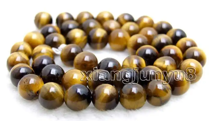 

Free Shipping >> SALE AA 8mm Yellow Round High Quality natural tiger's-eye Beads strand