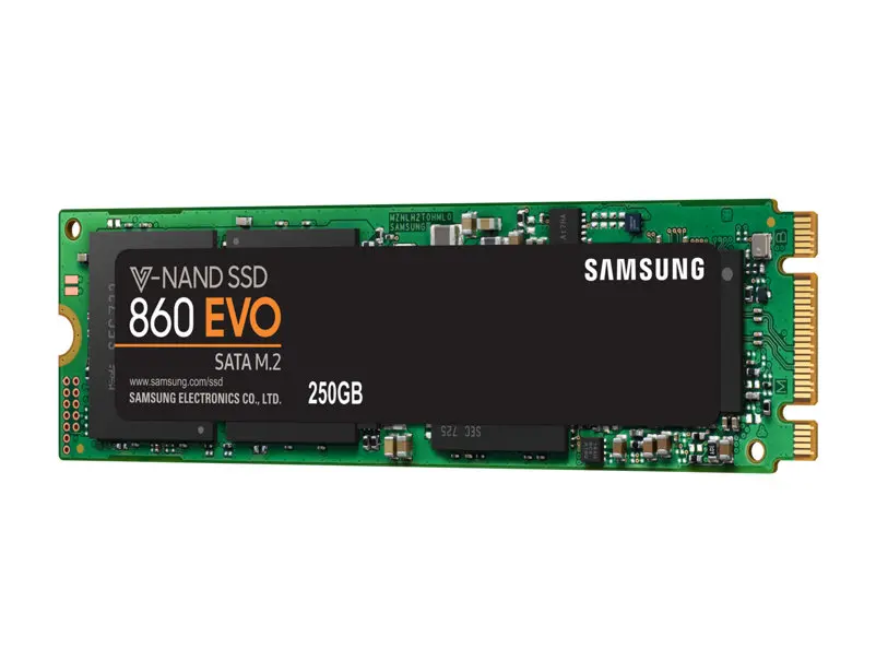 SAMSUNG 860 EVO M.2 250g 500g 250GB 500GB PC компьютер настольный ноутбук Внутренние твердотельные накопители M.2 SATA6 GB/S SATA SSD